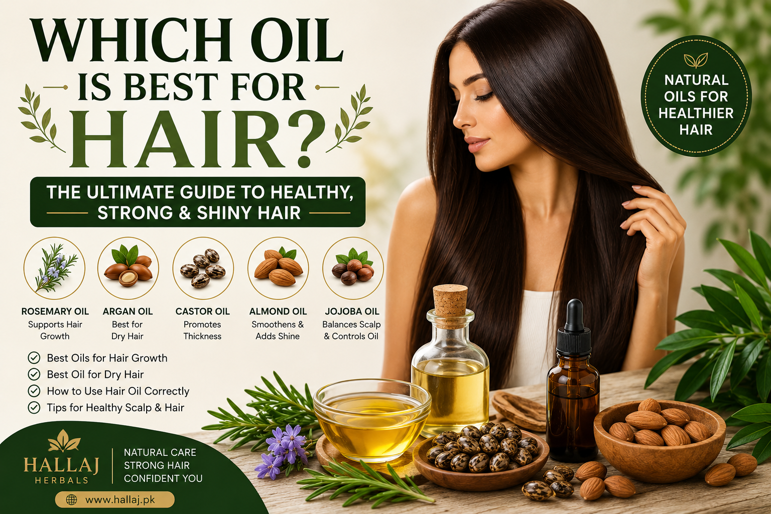 Which oil is best for hair – comparison of the best hair oils for healthy, strong, and shiny hair