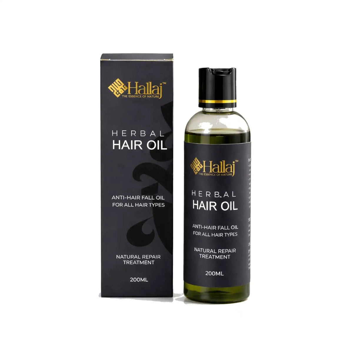 Hallaj Herbal Hair Oil – Organic Herbal Hair Oil for Strong, Healthy & Beautiful Hair