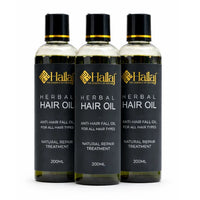 3x Hallaj Organic Herbal Hair Oil – Triple Pack for Strong, Healthy & Naturally Beautiful Hair